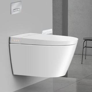 EPLO Wall-Hung Smart Toilet, One-Piece Elongated Bidet with Heated Seat & Auto Flush W20