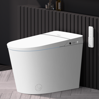 EPLO Smart Toilet, One-Piece Elongated Bidet with Auto Flush, Heated Seat & Foot Sensor G20PRO