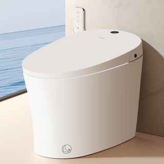 EPLO Smart Toilet Bidet, One-Piece Elongated with Tank, Heated Seat, Auto Flush & Foam Shield E18