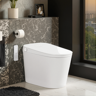 EPLO Smart Toilet Bidet, One-Piece Elongated with Built-in Tank, Heated Seat & Auto Flush U8PRO
