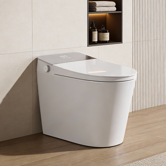 EPLO X9 Smart Elongated toilet Bidet ADA Compliant AUTO Open/Close Foam shield Warm dryer