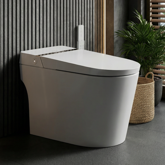 EPLO Smart Toilet Bidet, One-Piece Tankless, Heated Seat, Auto Flush & LED Display G20