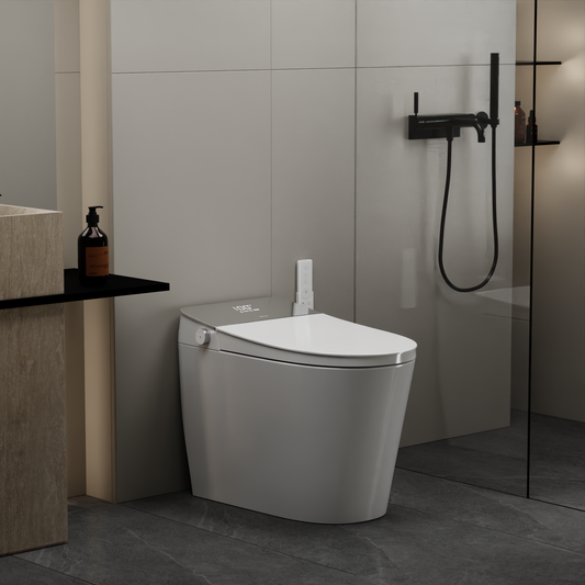 EPLO X9 Smart Toilet, One-Piece Bidet with Tank, ADA Height & Foam Shield