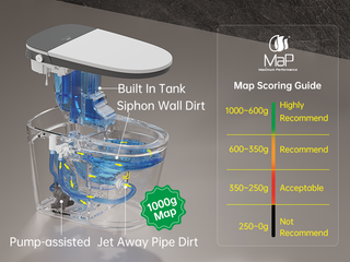 No Water Pressure Restrictions-Toilet