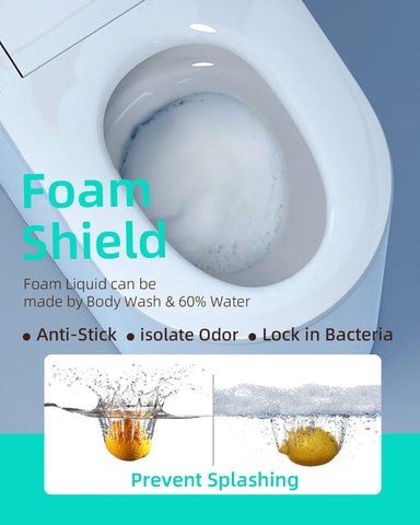 EPLO X9 Smart Toilet, One-Piece Bidet with Tank, ADA Height & Foam Shield