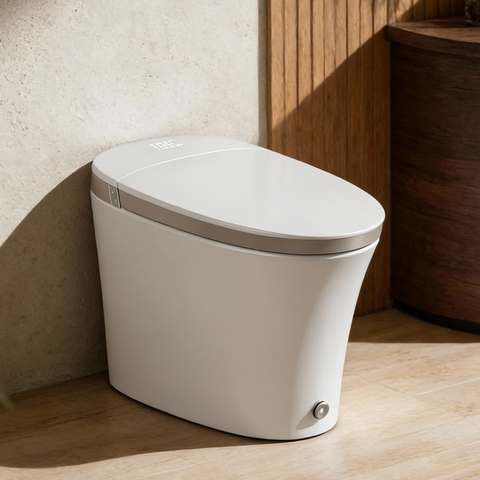 EPLO Smart Toilet, One-Piece Bidet with Foam Shield, Heated Seat, Auto Flush & Dryer EQ7PRO/IX7PRO