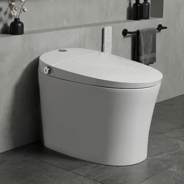 EPLO Smart Bidet Toilet with Foam Shield, One-Piece Elongated, Heated Seat & Auto Flus E18PRO