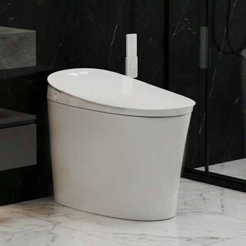 EPLO Smart Toilet Bidet, One-Piece Elongated with Built-In Tank, Heated Seat & Auto Flush E18MAX