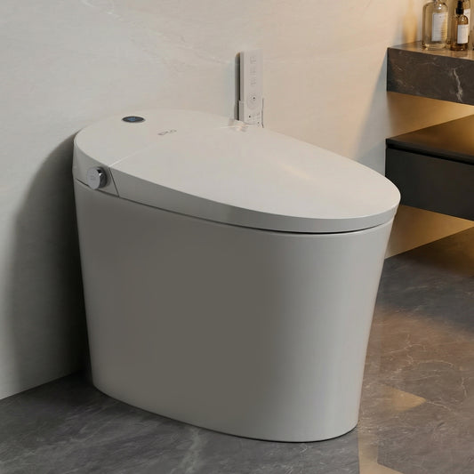 EPLO Smart Toilet Bidet, One-Piece Elongated with Tank, Heated Seat, Auto Flush & Foam Shield E18