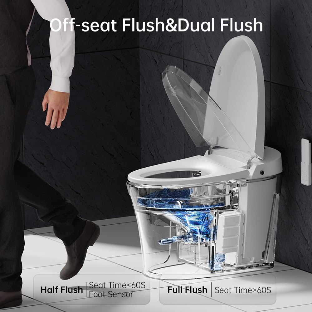 EPLO Sart Bidet Toilet With Auto Open Close,1000 Gra AP Flush Score - View #6