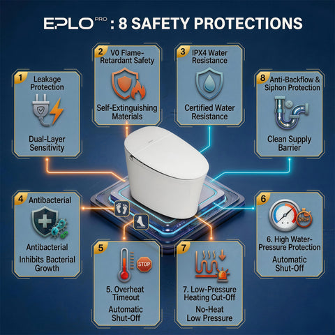 EPLO Pro M1 Smart Toilet 2026 - Global Launch, Health Protection & $300 Discount