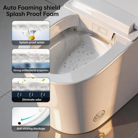EPLO Pro M3 Smart Bidet Toilet with Self-Cleaning Nozzle, UVC & ADA Comfort Height