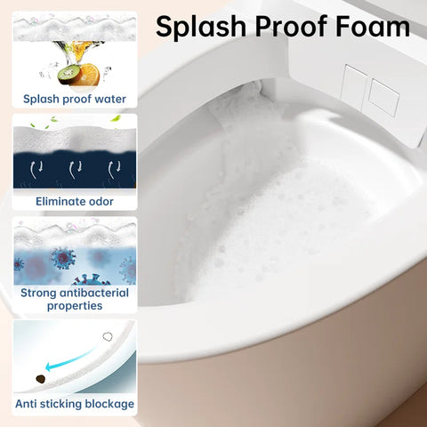 EPLO Smart Toilet Bidet, One-Piece Elongated with Tank, Heated Seat, Auto Flush & Foam Shield E18