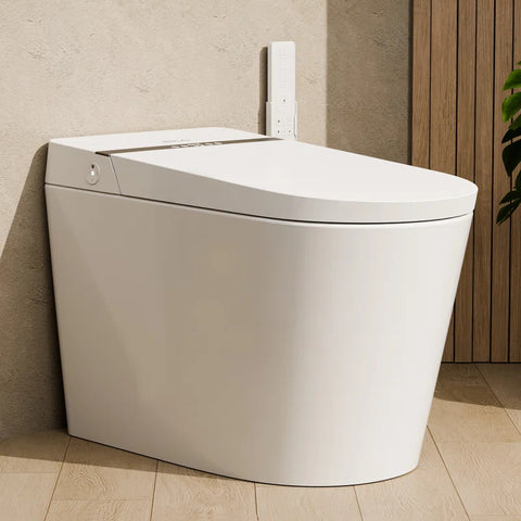 EPLO Smart Toilet Bidet, One-Piece Tankless, Heated Seat, Auto Flush & LED Display G20