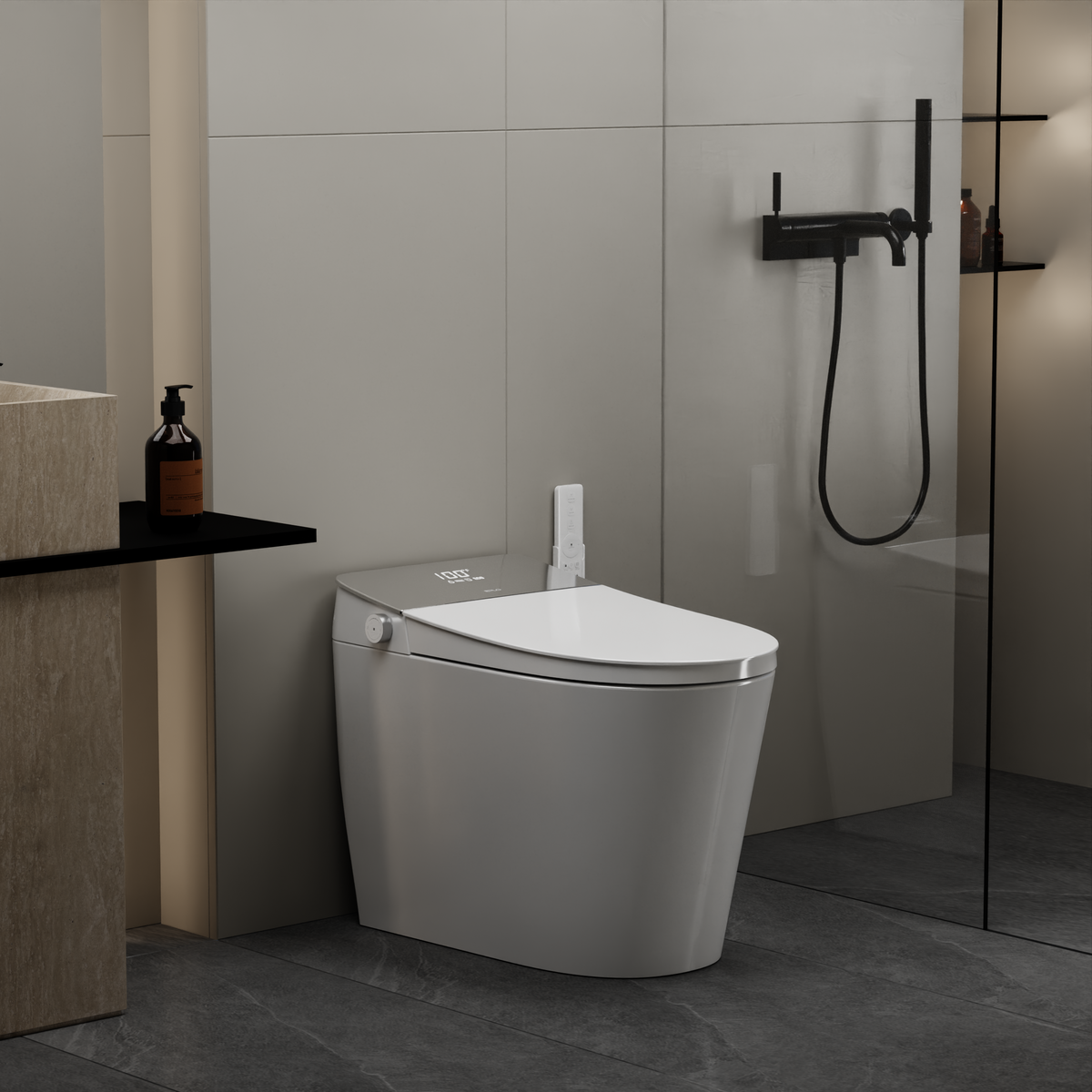 EPLO X9 Smart Toilet, One-Piece Bidet with Tank, ADA Height & Foam Shield