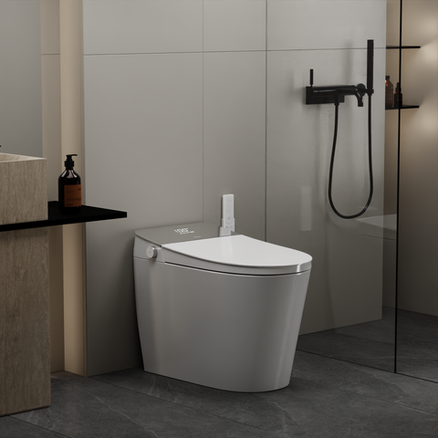 EPLO X9 Smart Toilet, One-Piece Bidet with Tank, ADA Height & Foam Shield