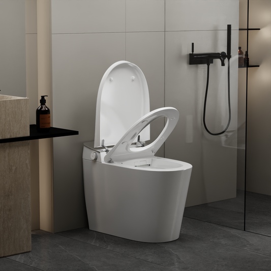 EPLO X9 Smart Toilet, One-Piece Bidet with Tank, ADA Height & Foam Shield