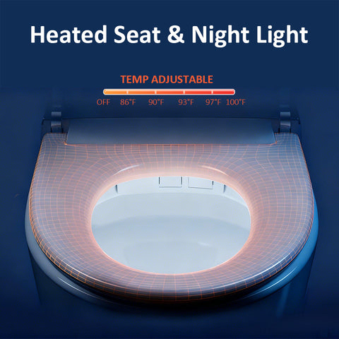 EPLO Pro M3 Smart Bidet Toilet with Self-Cleaning Nozzle, UVC & ADA Comfort Height