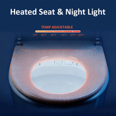 EPLO U8MAX Smart Toilet with Bidet & 1000g Power Flush, UVC Water Tretment, ADA Chair Height, Auto Flush