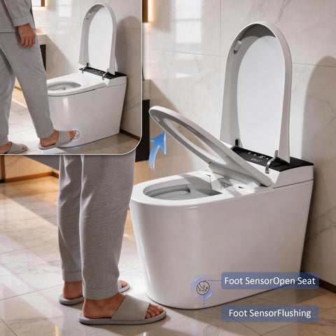 EPLO Pro M3 Smart Bidet Toilet with Self-Cleaning Nozzle, UVC & ADA Comfort Height